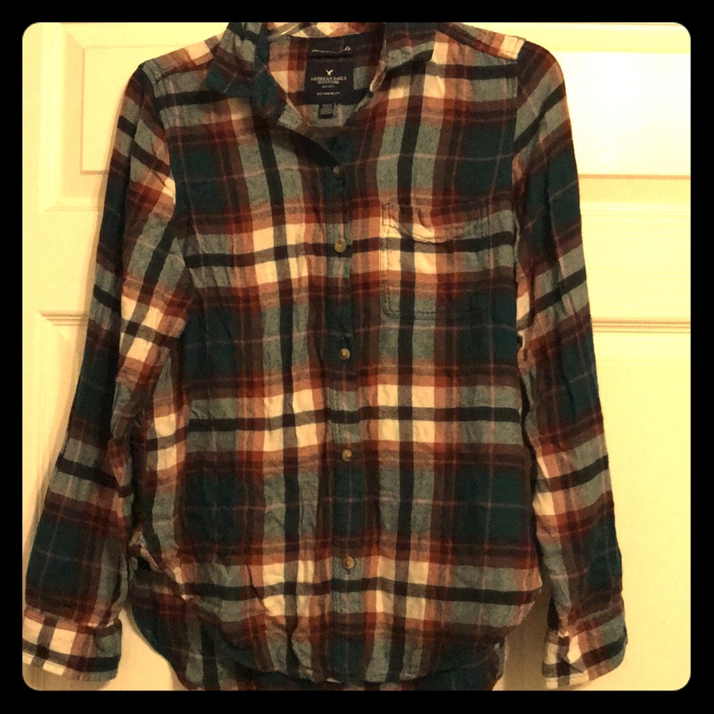 Flannel Button Down Shirt